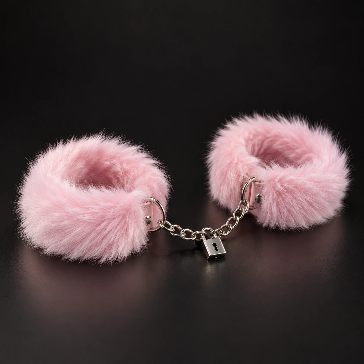 Esposas con peluche rosa