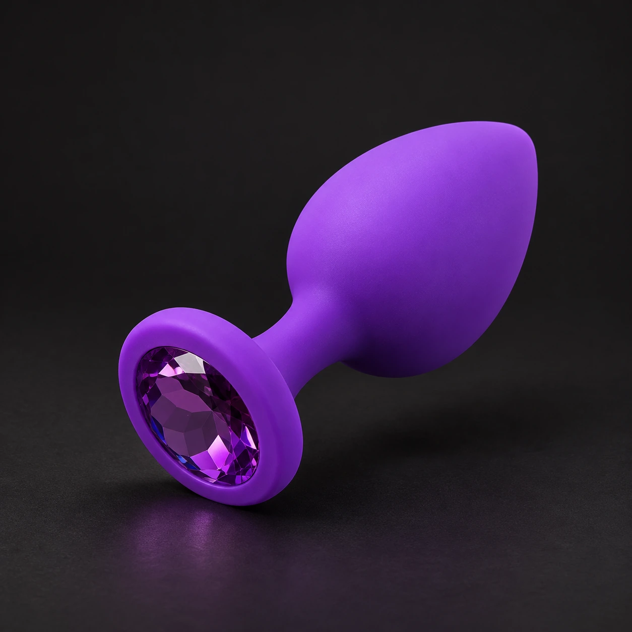 Plug de silicona violeta