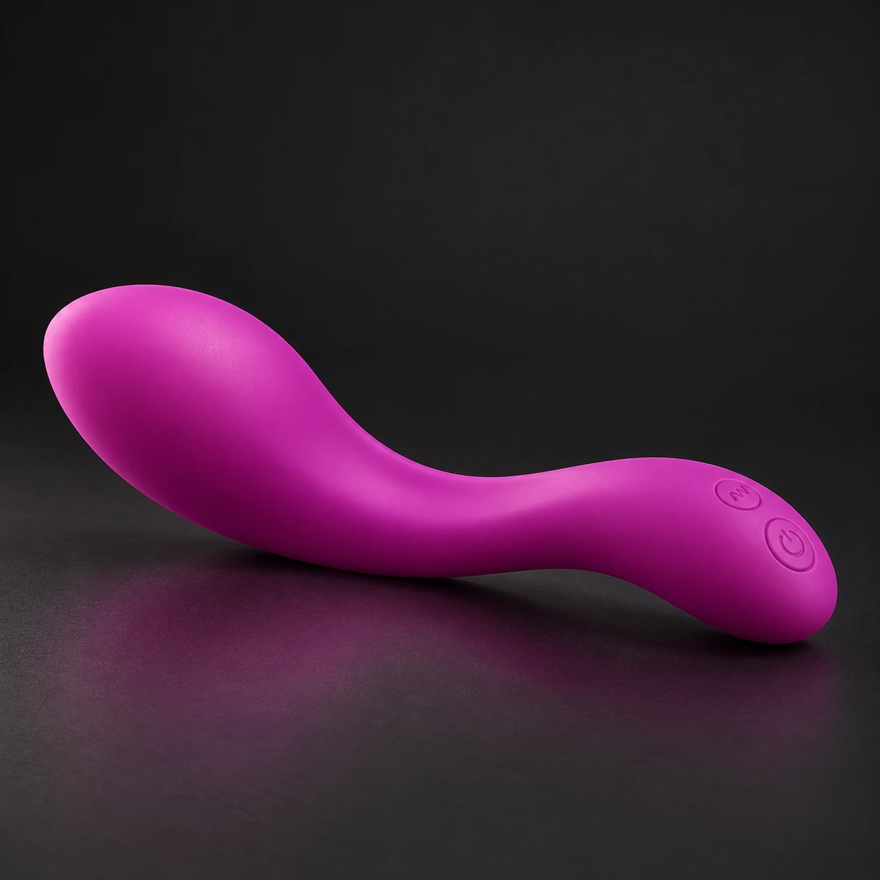 Vibrador curvo violeta